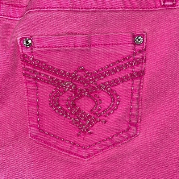 𝅺maurice’s Hot Pink Jean Shorts Size 11/12 Regular - Picture 7 of 15